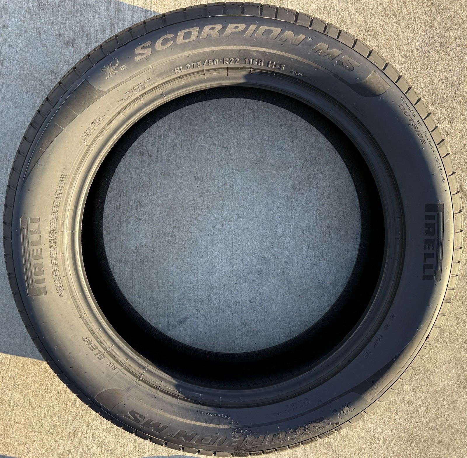 TWO BRAND NEW HL275/50R22 116H Pirelli Scorpion MS ELECT RIV Rivian R1S / R1T