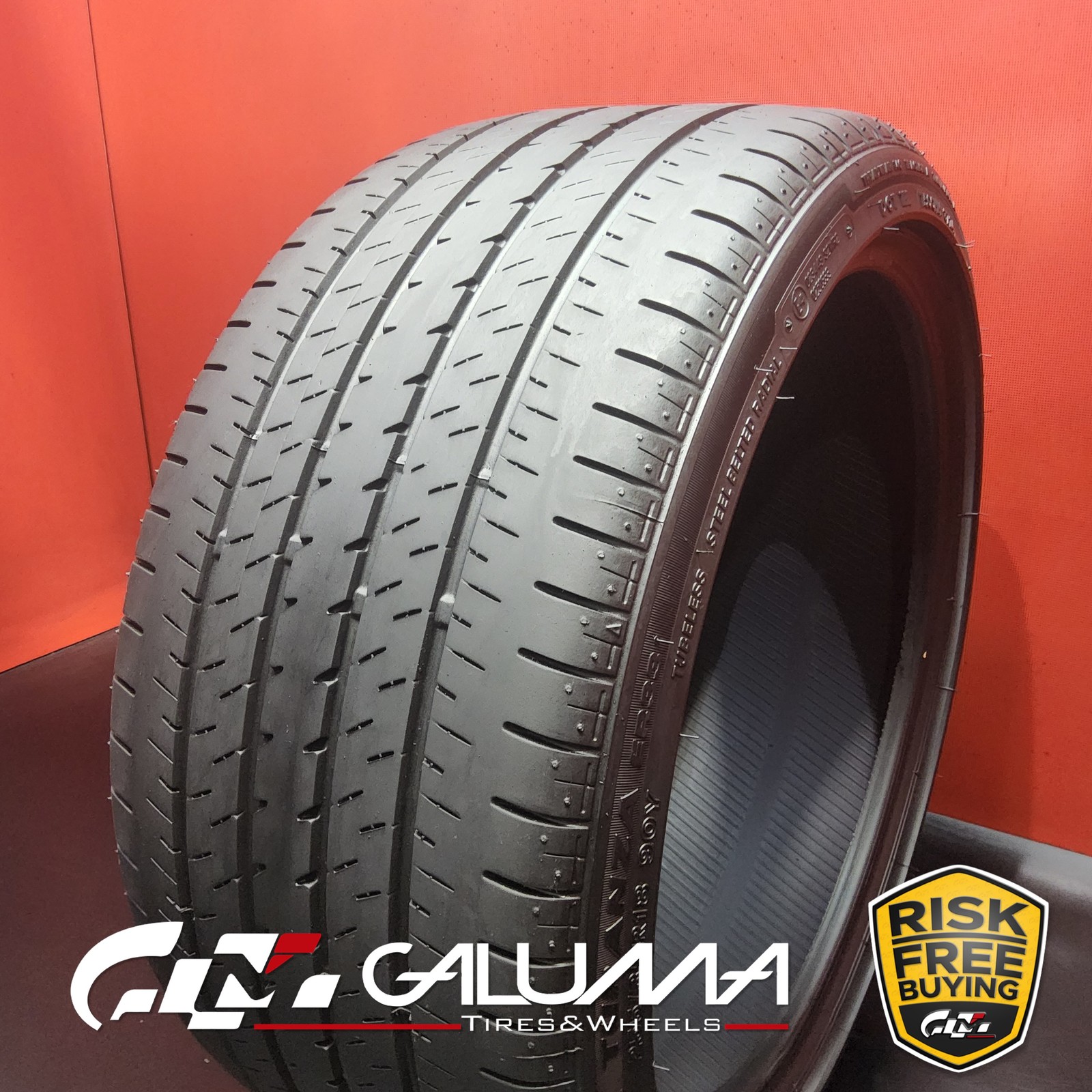1 Tire Bridgestone Turanza ER33 255/35R18 255/35/18 2553518 No Repairs #96193
