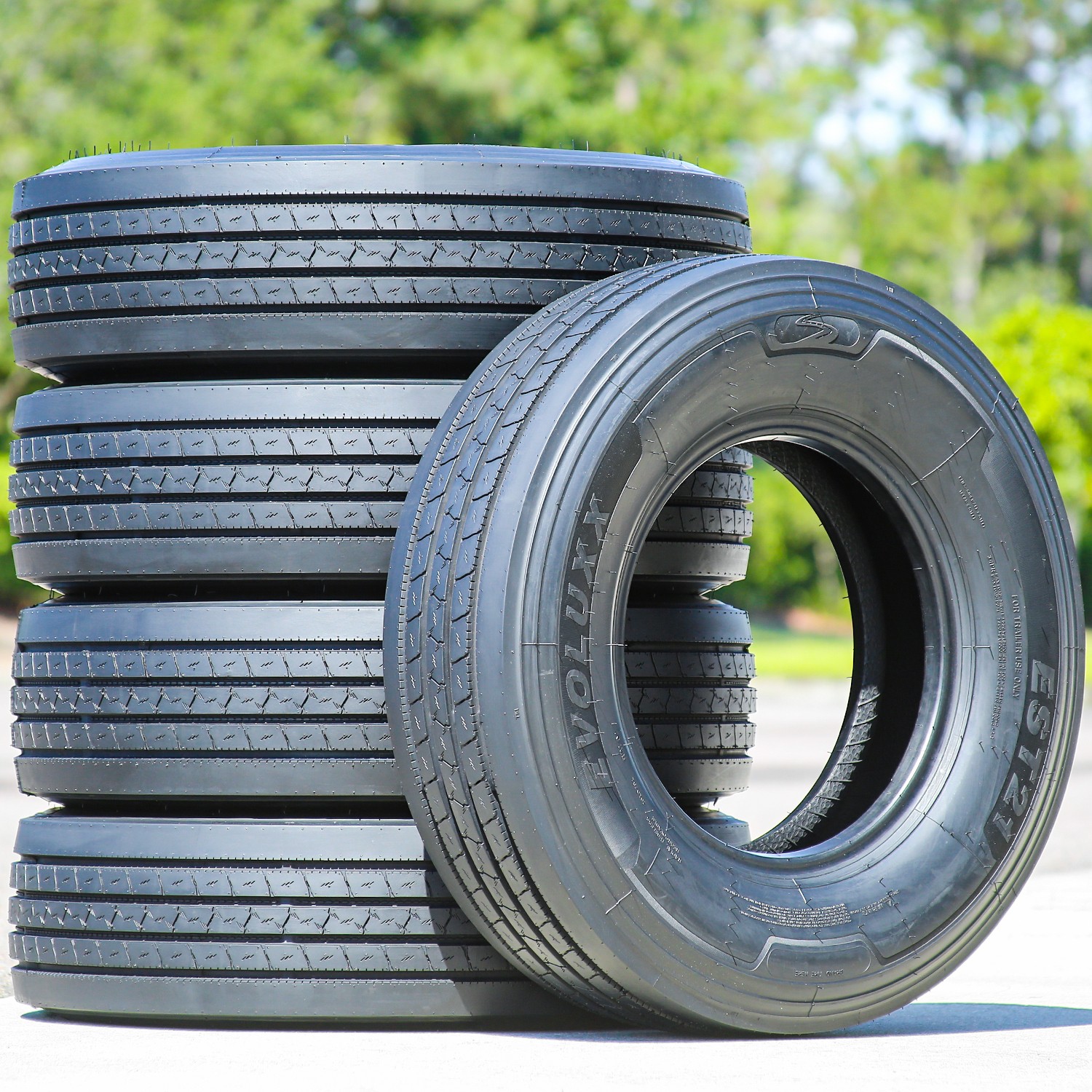 4 Tires Evoluxx EST21 All Steel ST 235/80R16 Load H 16 Ply Trailer