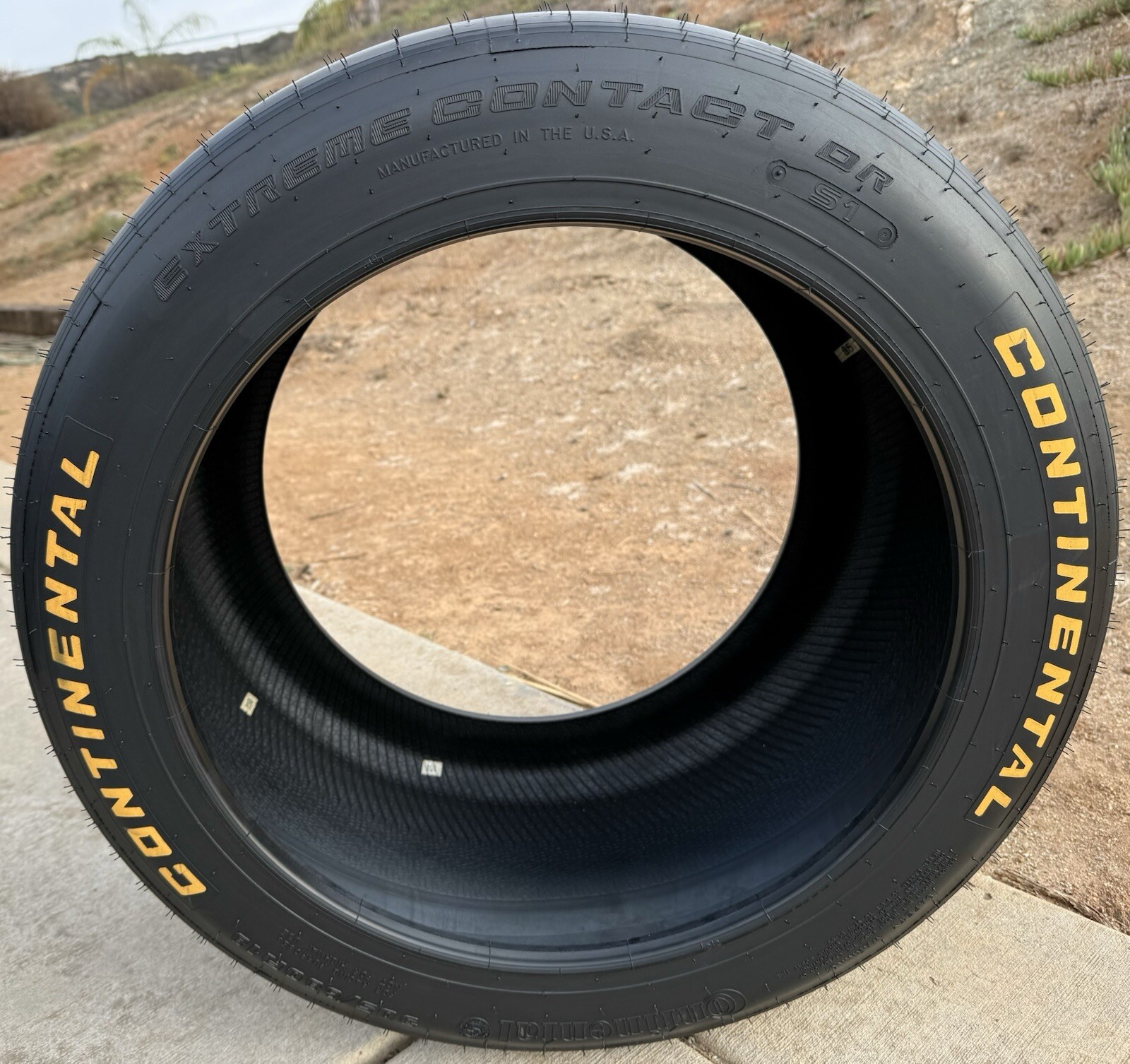 Set of TWO NEW 305/680R18 Continental ExtremeContact DR S1 Road Racing Slicks