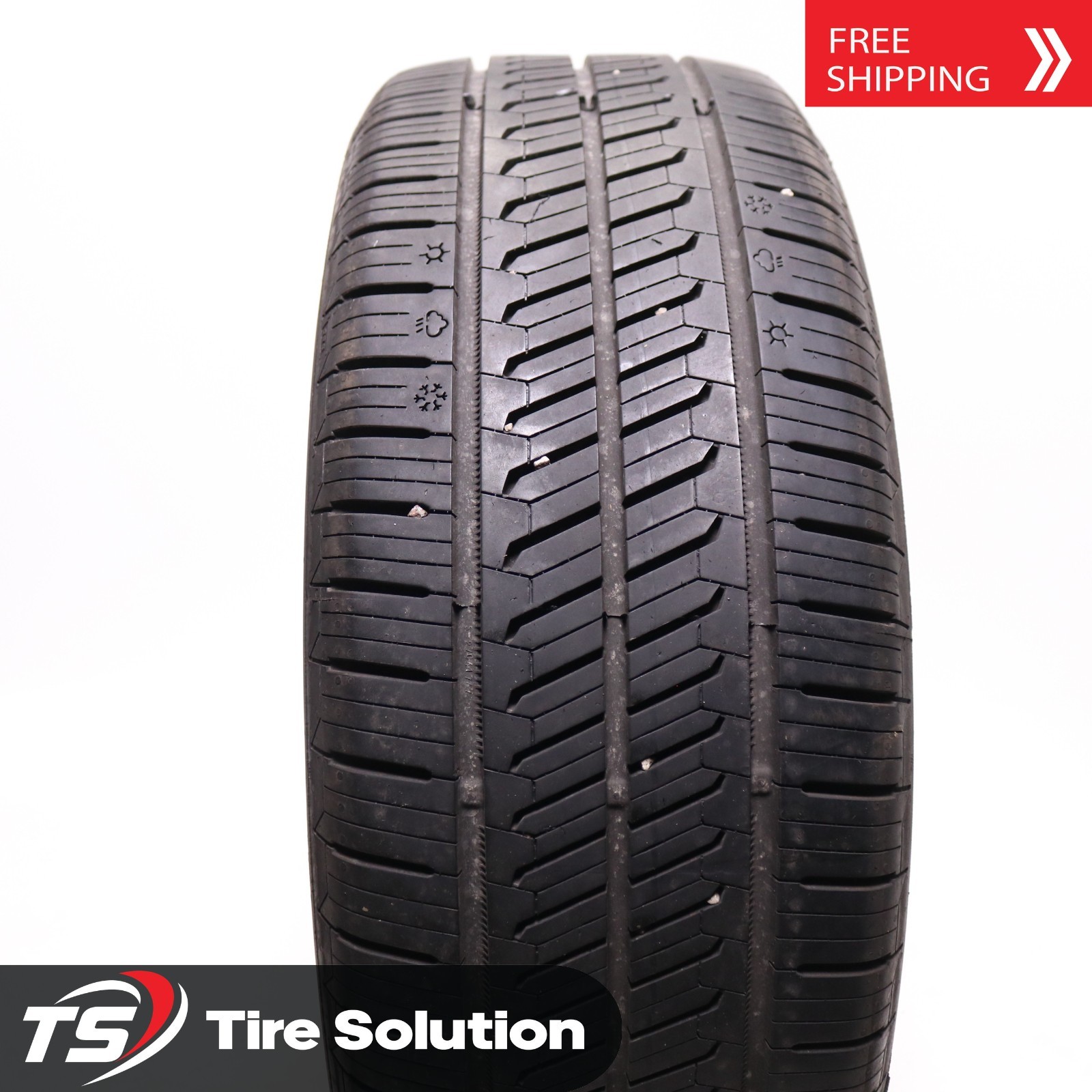 Set of 4 Used 235/55R19 Continental ControlContact Tour M A/S EV 105H 8.5-9.5/32