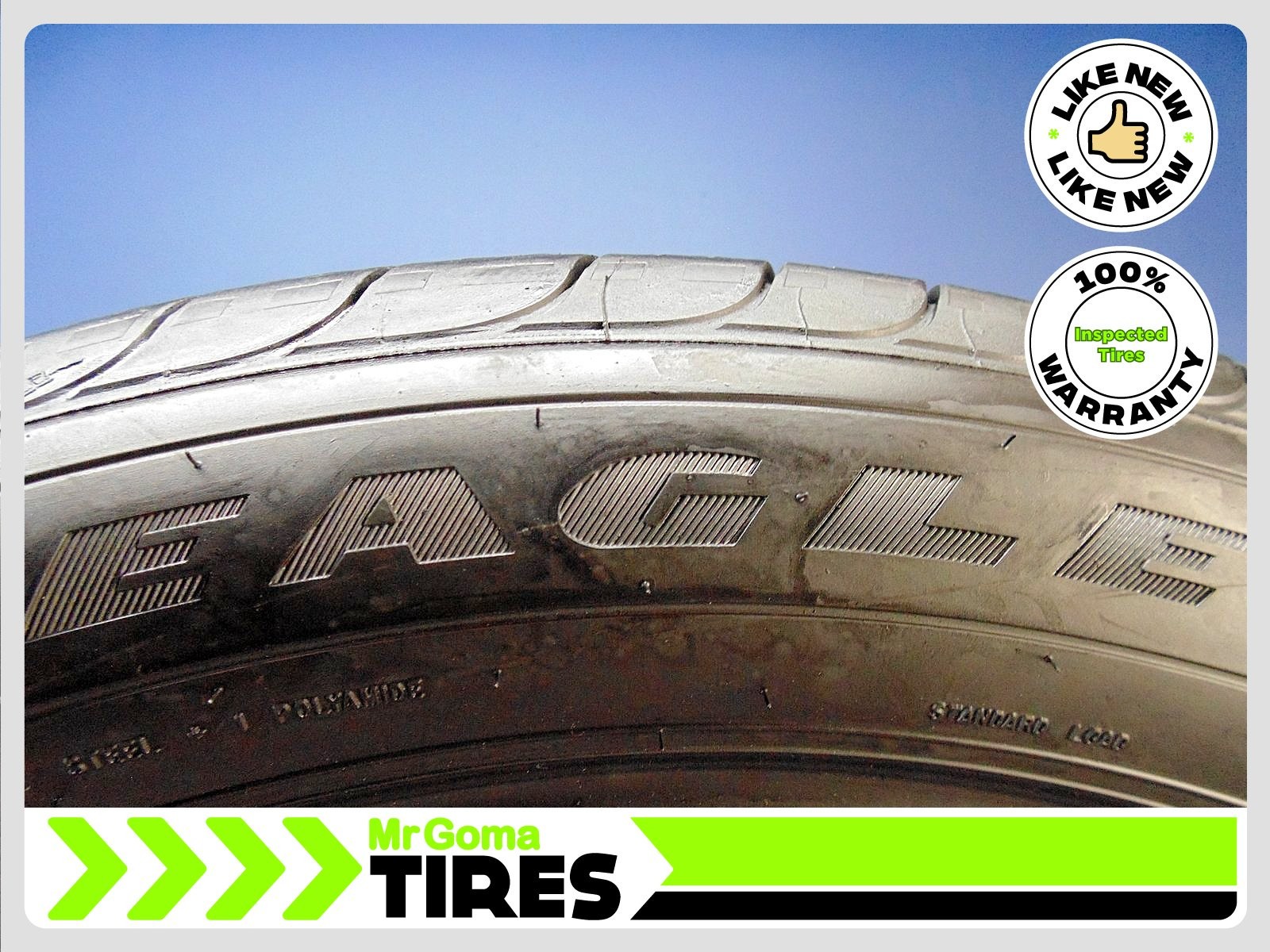 2 GOODYEAR EAGLE TOURING 235/50R21 USED TIRES 8.8/32 TREAD 235/50/21 2355021