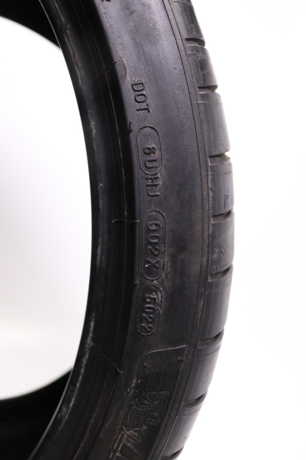 Set of 2 Used 315/30ZR22 Michelin Pilot Sport 4 S NO – 107Y – 8/32