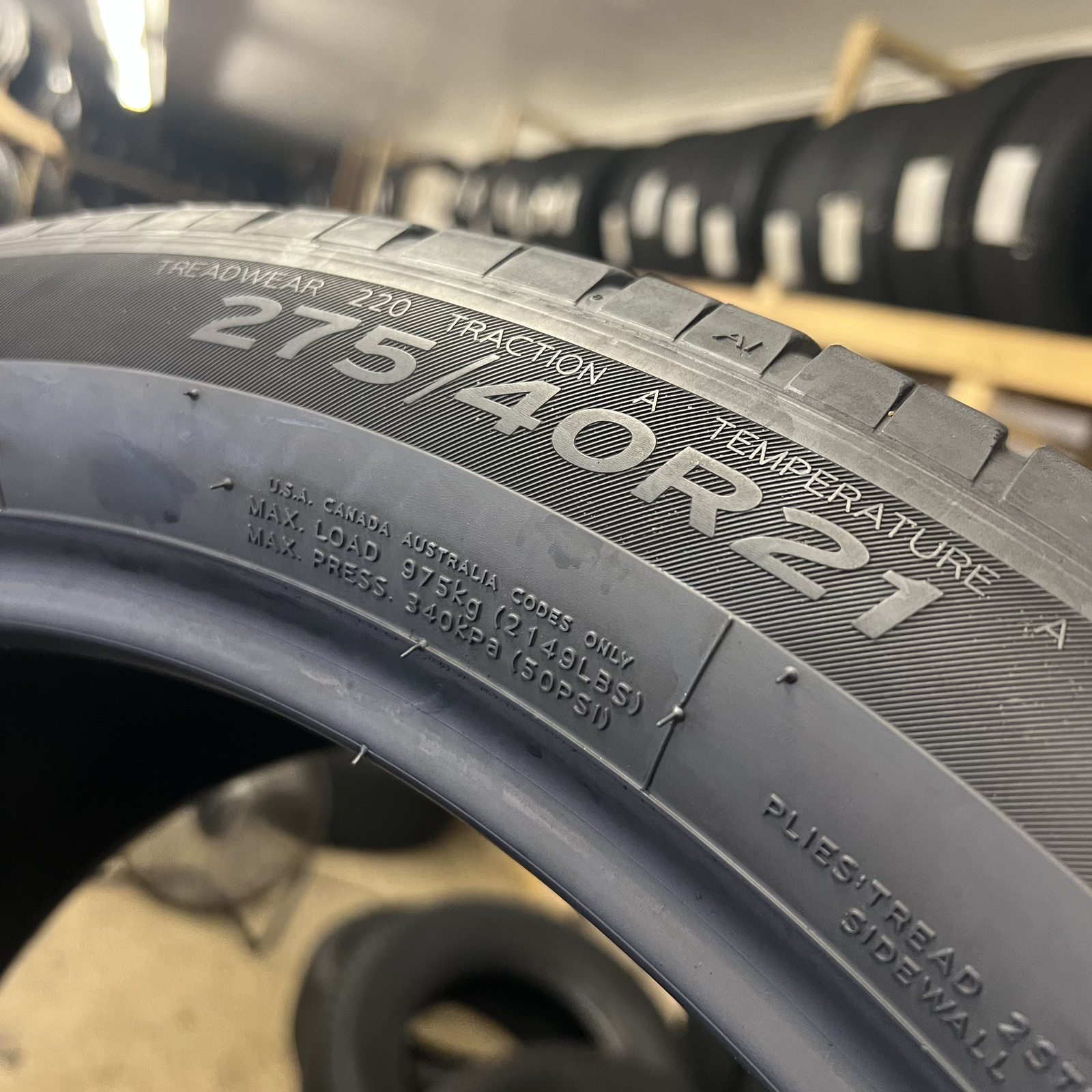 Set Of 4 Tires LikeNew Hankook Ventus S1 Evo3 SUV HRS BMW 275/40R21 & 315/35R21