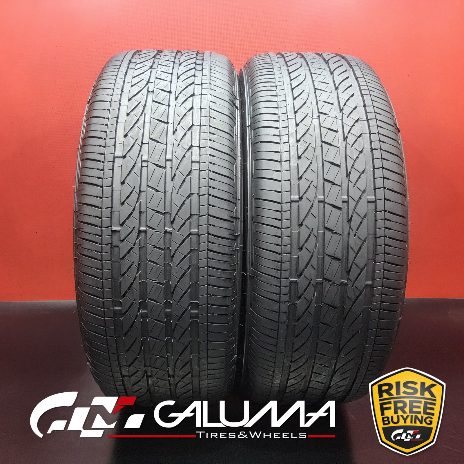 Set of 2 Tires Bridgestone Dueler H/P Sport AS RFT ★ Run Flat XL 245/50R19 93999