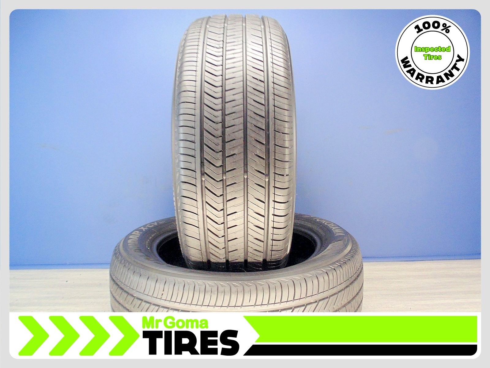 2 YOKOHAMA GEOLANDAR X-CV G057 255/55R20 USED TIRES 9.1/32 TREAD 107V 2555520