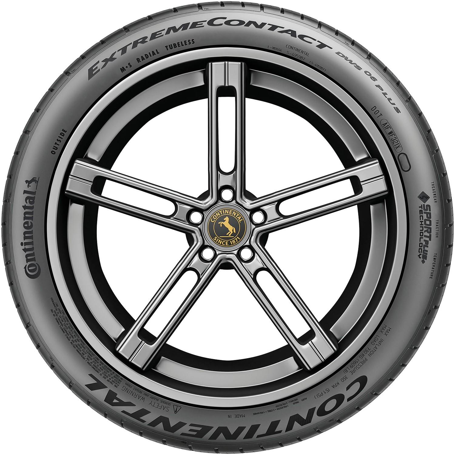 4 Continental ExtremeContact DWS 06 Plus EV 265/30ZR19 93Y XL A/S Performance