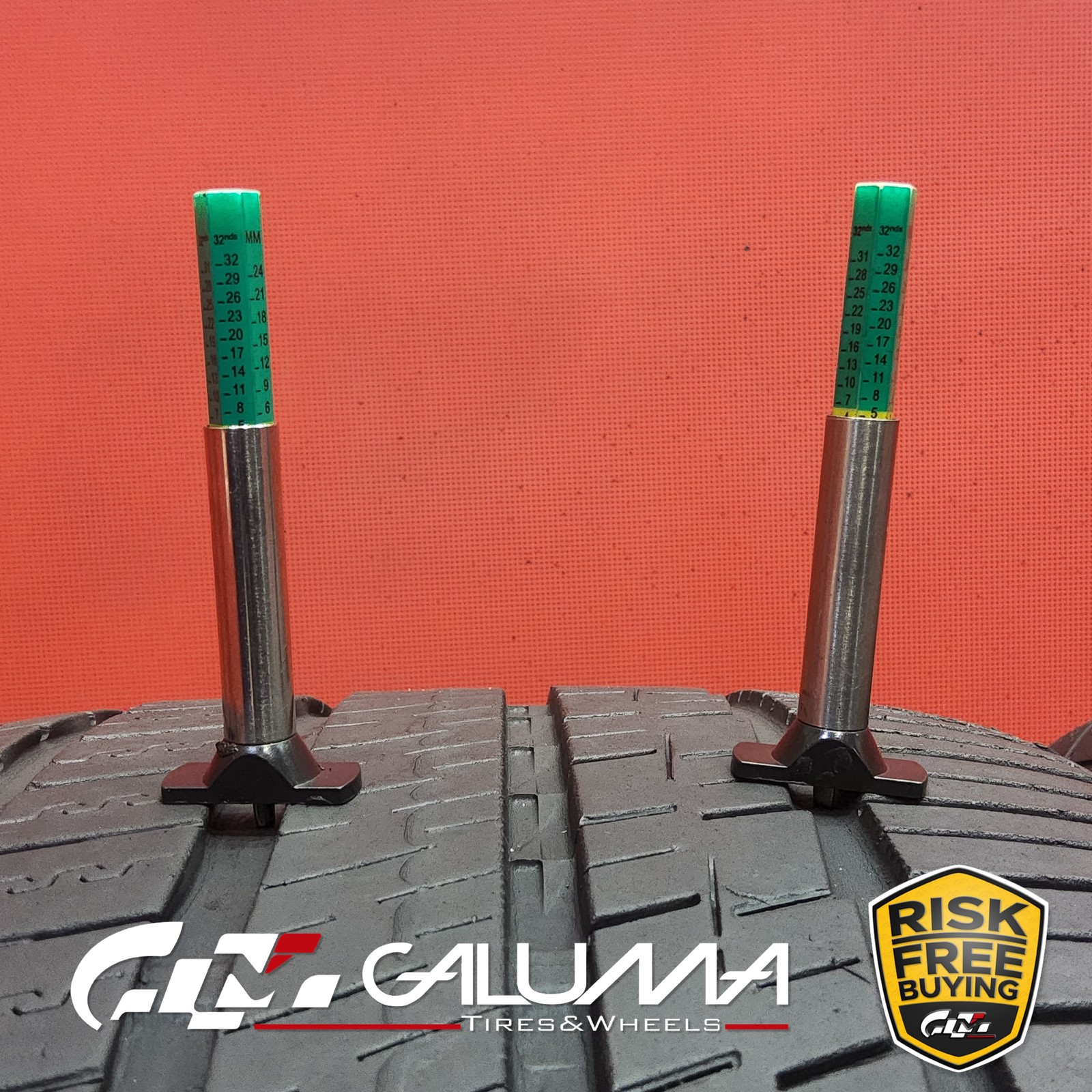 Set of 4 Tires Falken Azenis FK460 A/S 255/45ZR20 & 285/40ZR20 No Repairs #95618