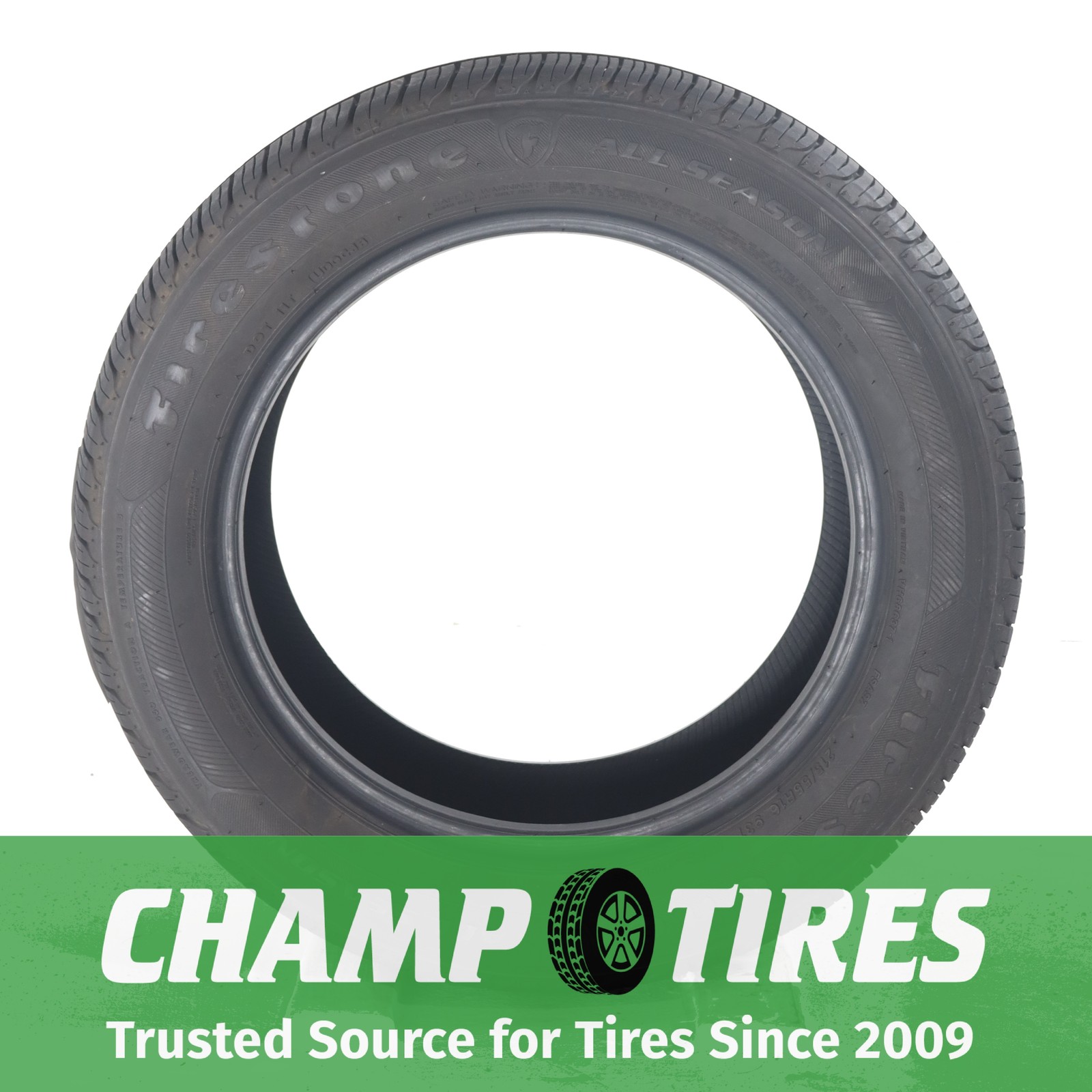 Set Of 2 P215/55R16 Firestone All-Season 93 T Used 8/32nds