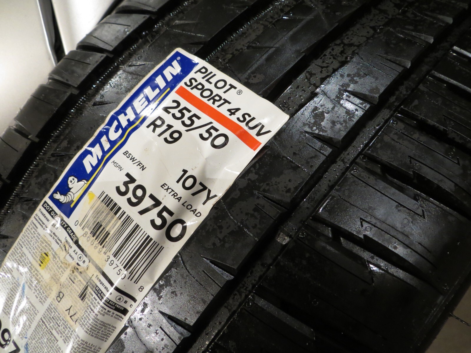 NEW 1 ONE MICHELIN PILOT SPORT 4 SUV 255/50R19 107Y XL FRANCE 255 50 19 2930