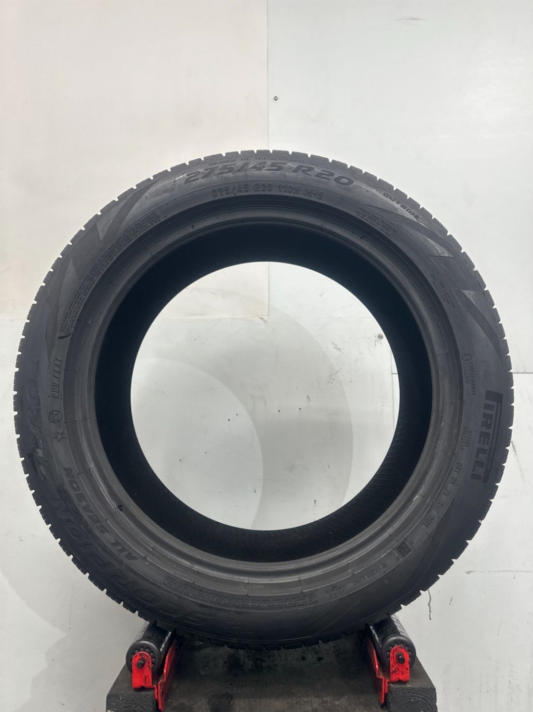 1 Used Pirelli Scorpion Zero AS RUN FLAT P275/45R20 2754520 275/45/20 101H 8/32