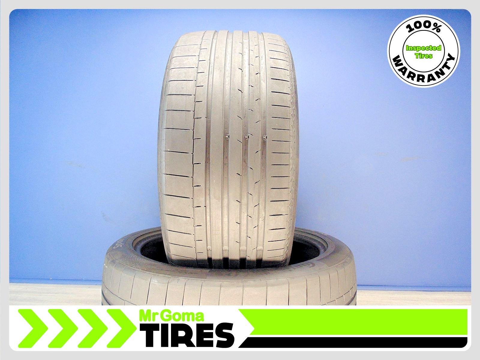 2 CONTINENTAL SPORTCONTACT 6 MO1 XL 285/40ZR22 USED TIRES 7.0/32 TREAD 2854022