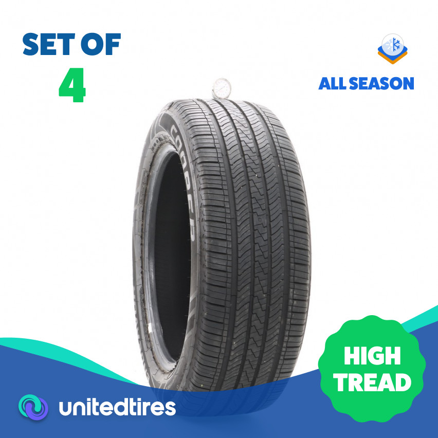 Set of (4) Used 235/55R19 Cooper Endeavor Plus 105V – 9-10/32