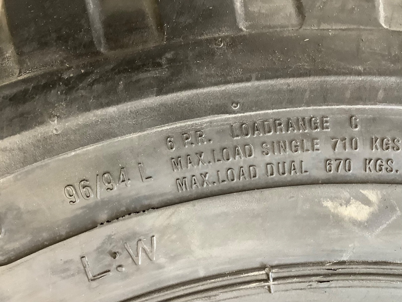 2 Tires Deestone D501-NDT 6.00-16 C/6PLY Load Range C