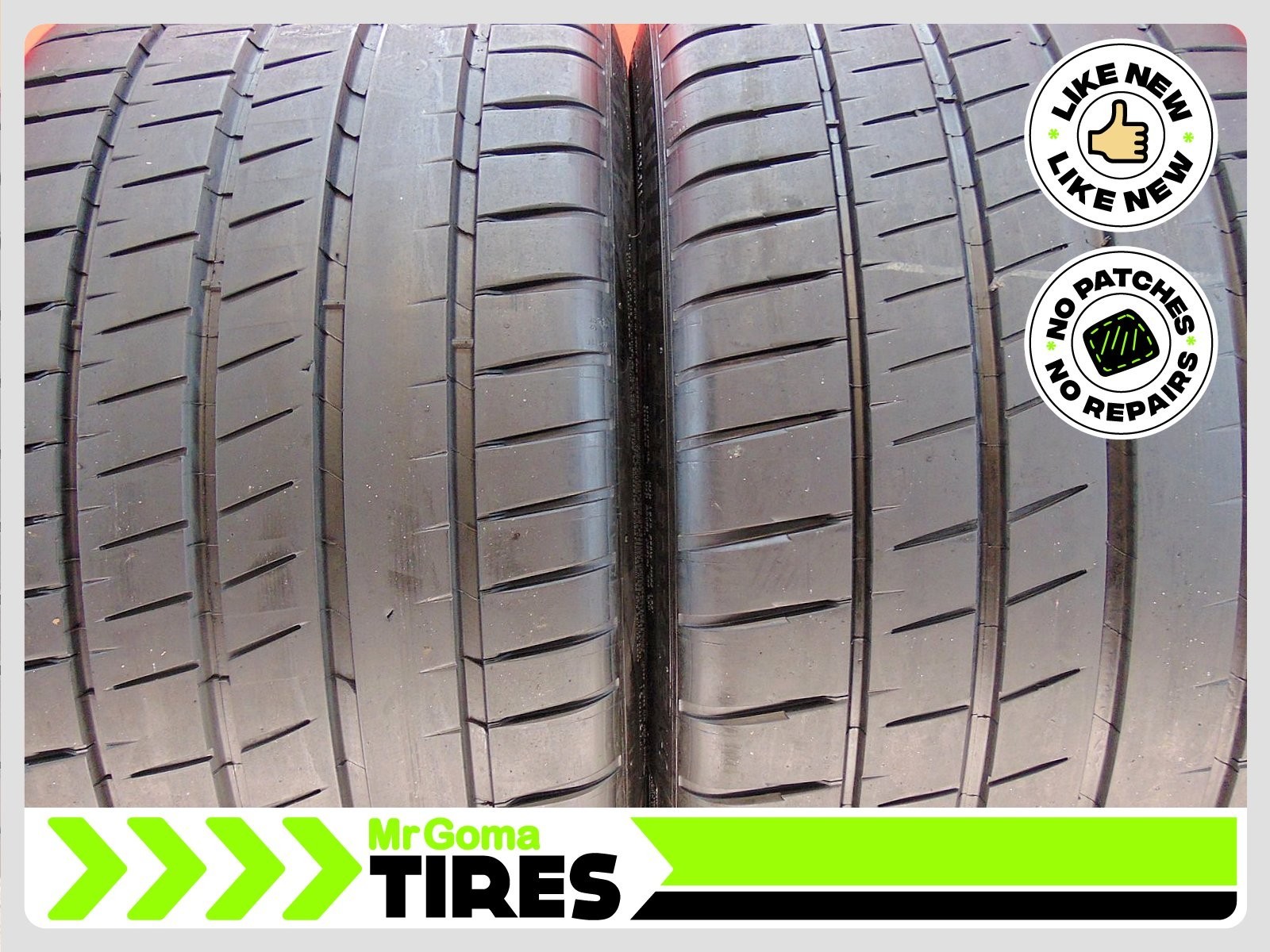 2 MICHELIN PILOT SPORT A/S 4S NAO XL 305/30ZR21 USED TIRES 9/32 TREAD 108V
