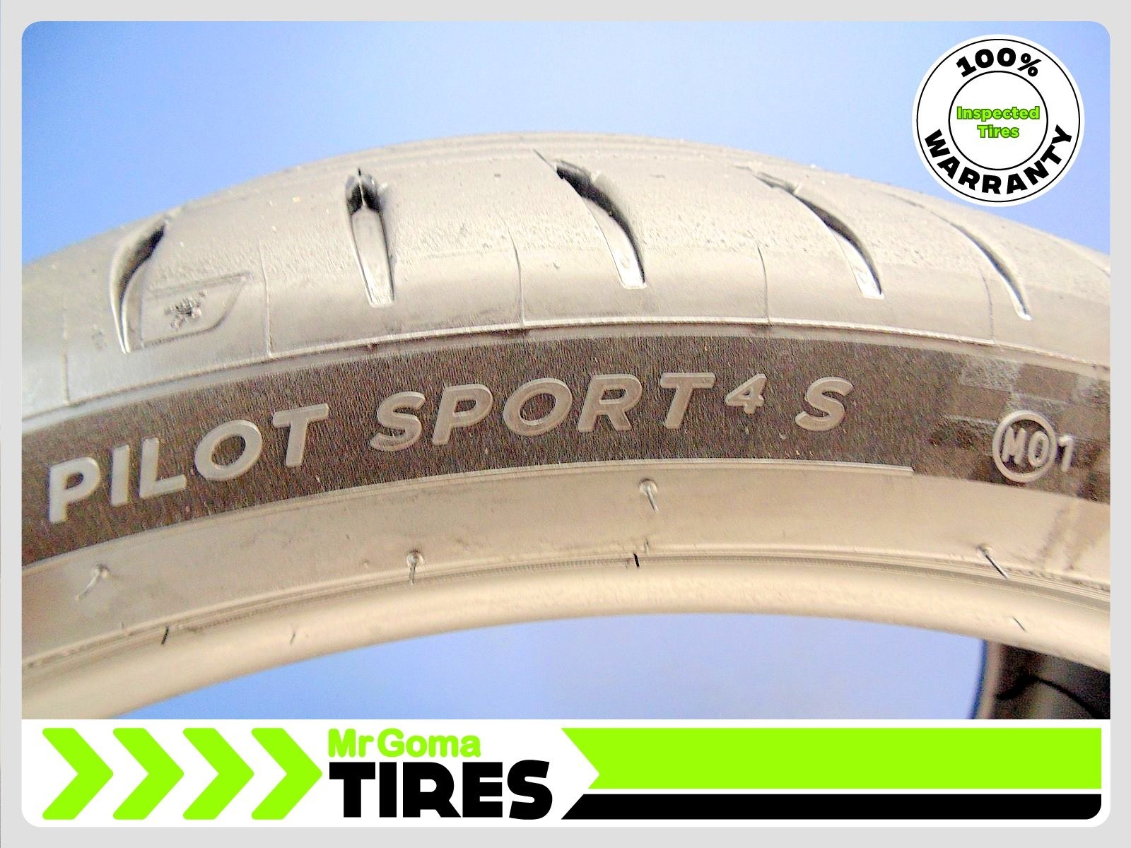 1 MICHELIN PILOT SPORT 4S MO1 XL 245/35ZR20 USED TIRE 7.5/32 TRAED 95Y 2453520