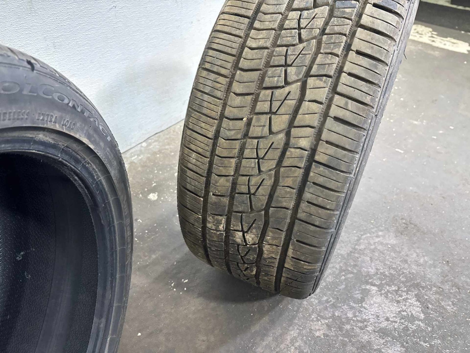 Set of 2 245/40ZR18 Continental ControlContact Sport SRS Plus 97Y Used Tire 6/32