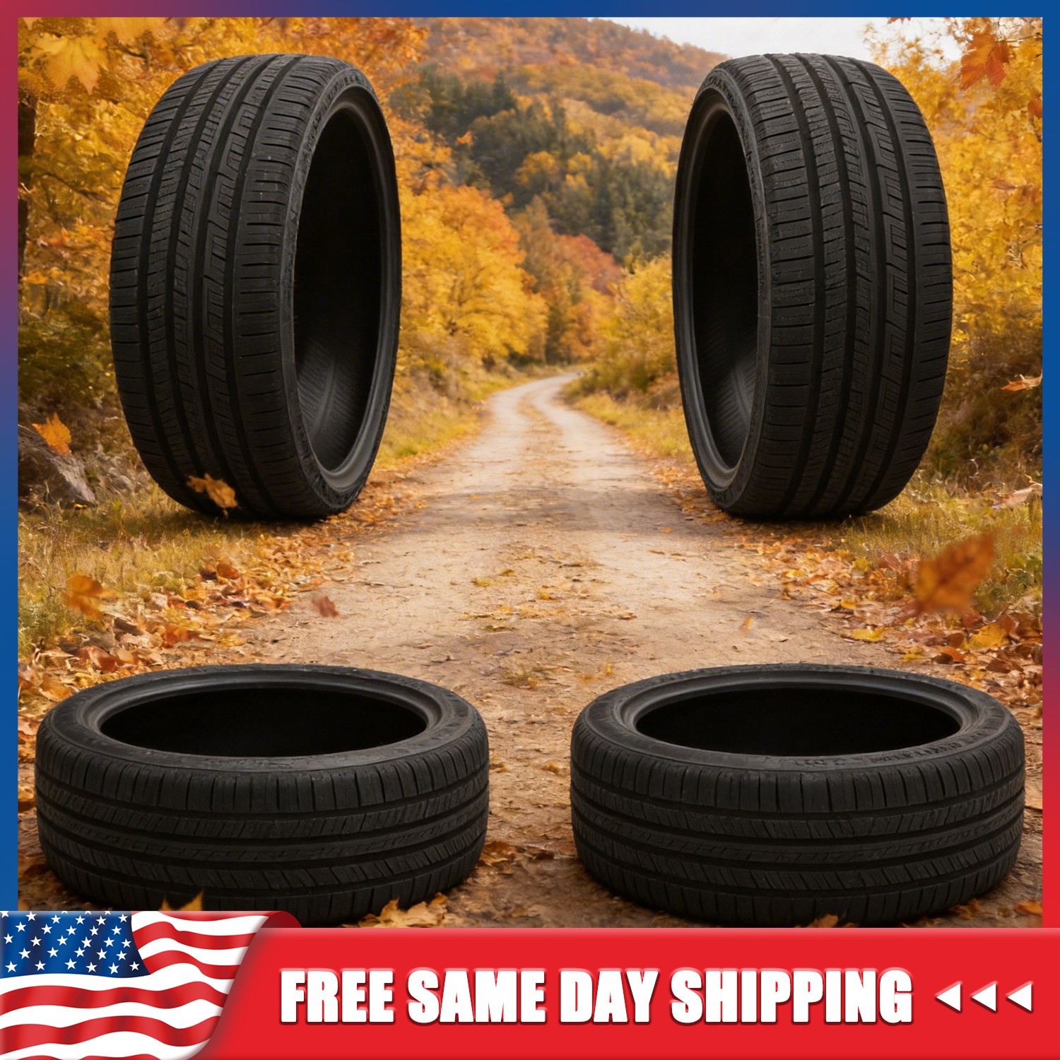 RACING High Performance Tire 225/45ZR17 94W Set of 4 for Passenger Cars 7.4mm
