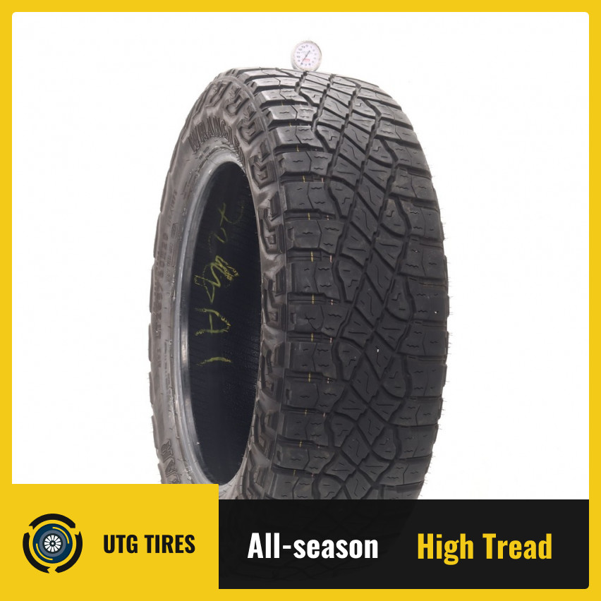 Used LT 265/60R20 Goodyear Wrangler Territory MT 110/107S – 8/32