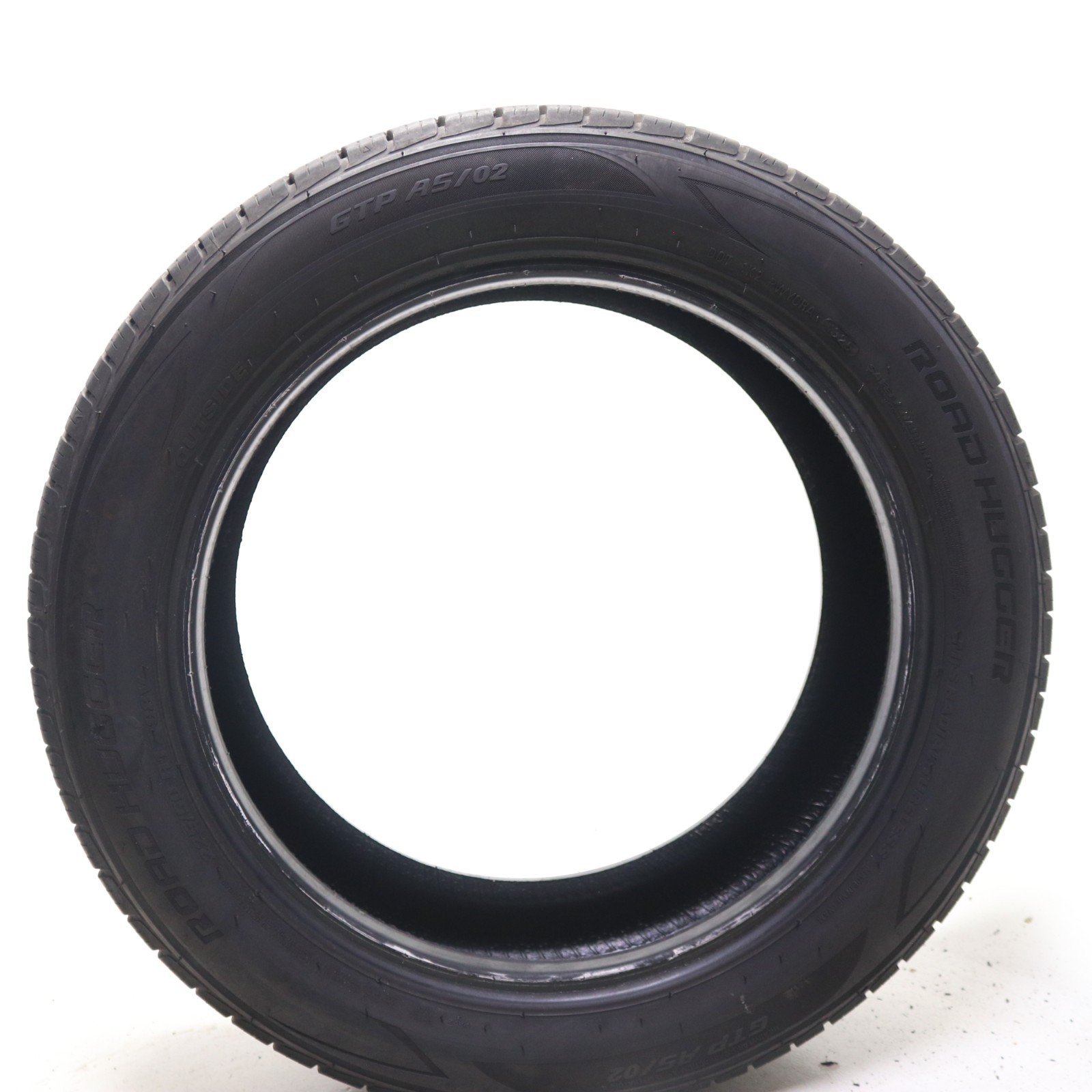 Set of 2 Used 225/50R17 Road Hugger GTP AS/02 – 98V – 9.5-10.5/32 No Repairs