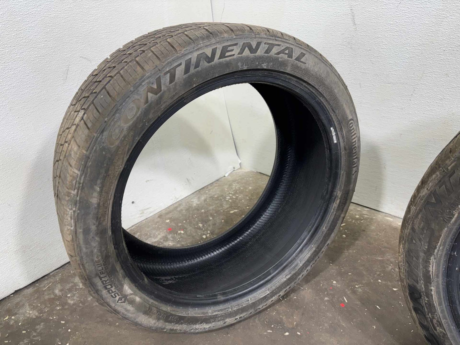 Set of 2 245/40ZR18 Continental ControlContact Sport SRS Plus 97Y Used Tire 6/32