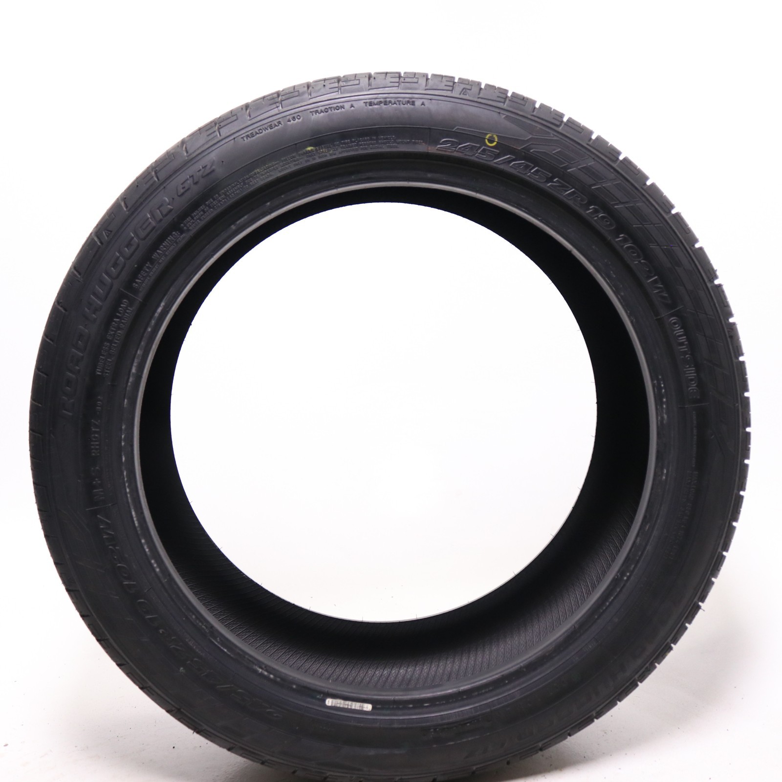 Set of 2 Take Off 245/45ZR19 Road Hugger GTZ – 102W – 9.5-10.5/32 No Repairs