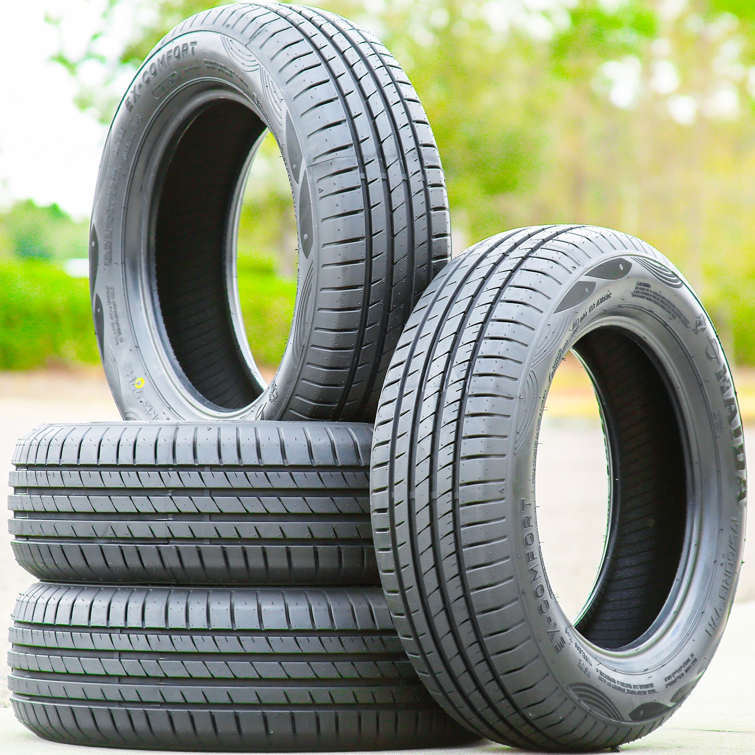 Haida Ex-Comfort 175/60R13 77H All Season Tire UTQG 340AB