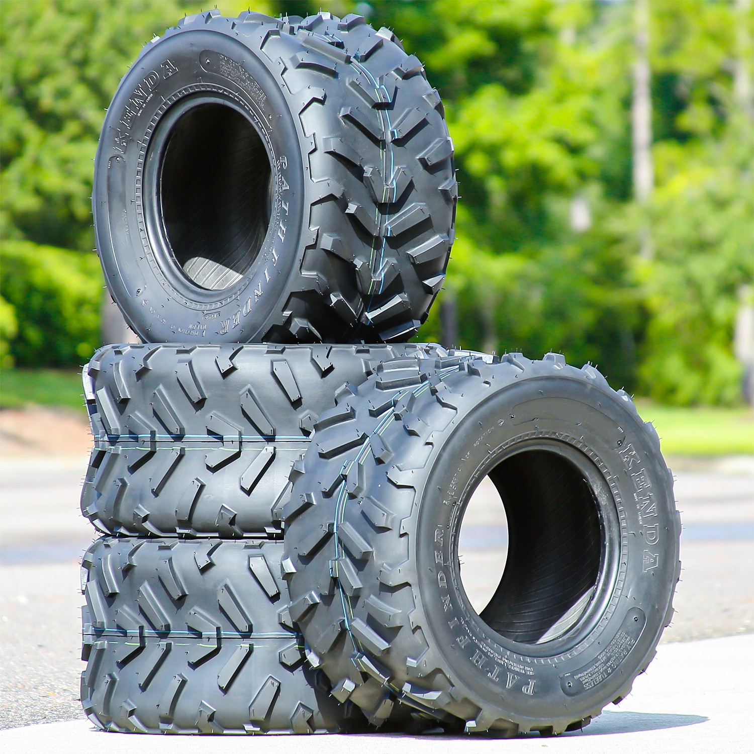 2 Tires Kenda K530 Pathfinder 25×10.00-12 25×10-12 45N 4 Ply AT A/T ATV UTV