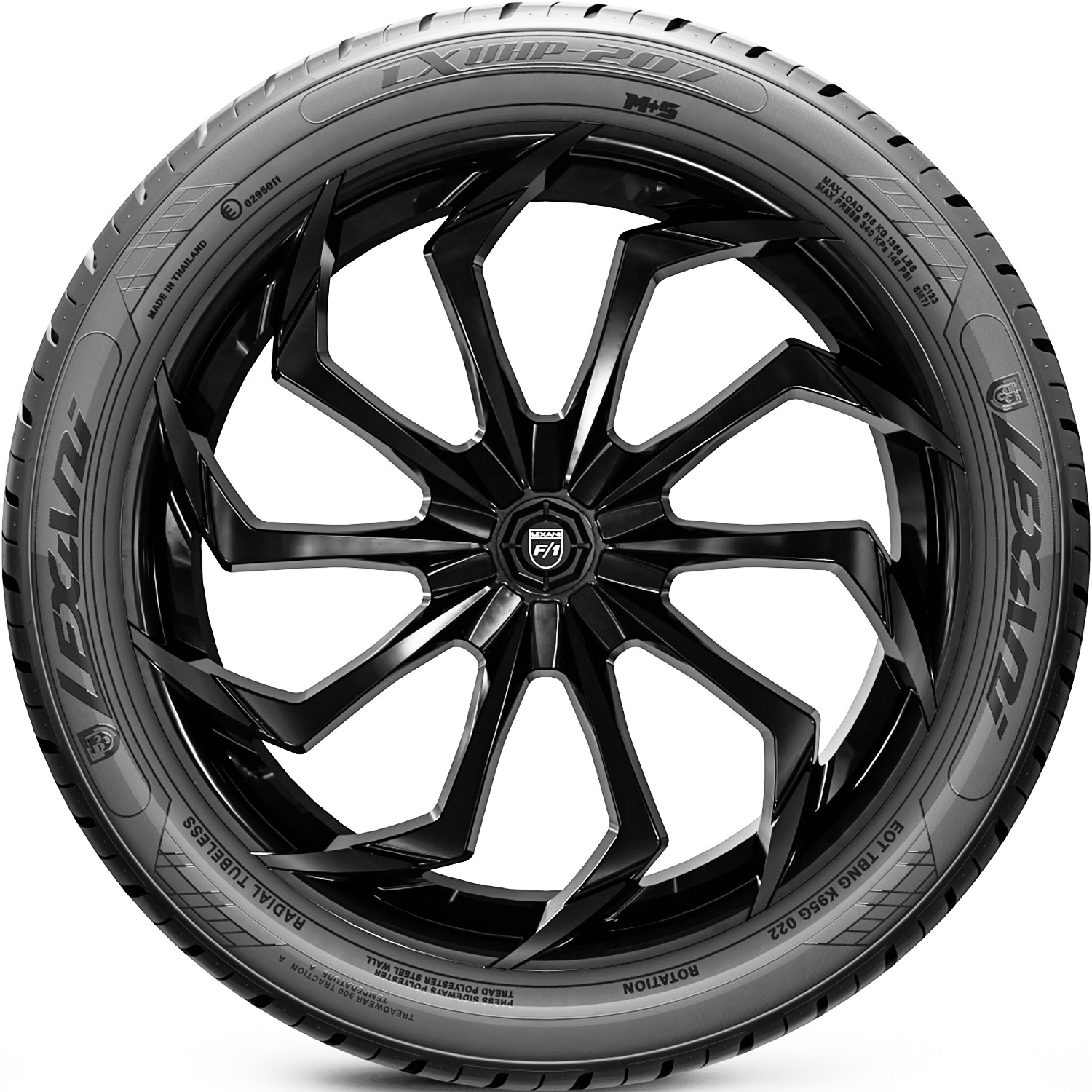 4 Tires Lexani LXUHP-207 215/55ZR17 215/55R17 98W XL High Performance