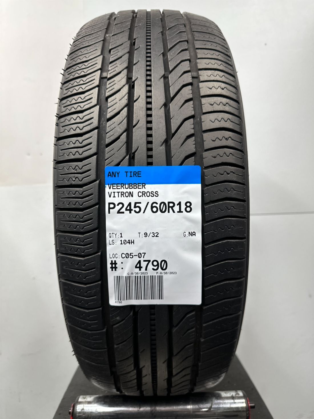 1 Used VeeRubber Vitron Cross P245/60R18 2456018 245/60/18 104 H – 9/32