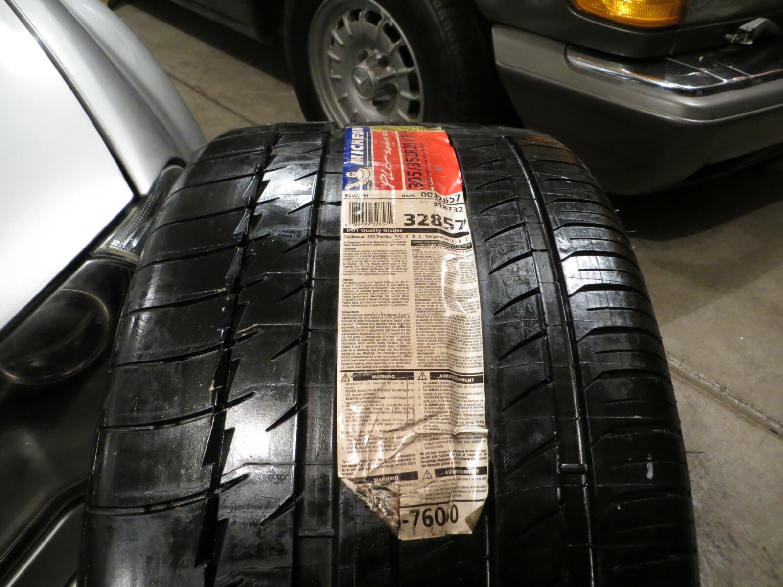 NEW 1 ONE MICHELIN PILOT SPORT PS2 305/35ZR20 104Y XL FRANCE RARE 305 35 20 2807