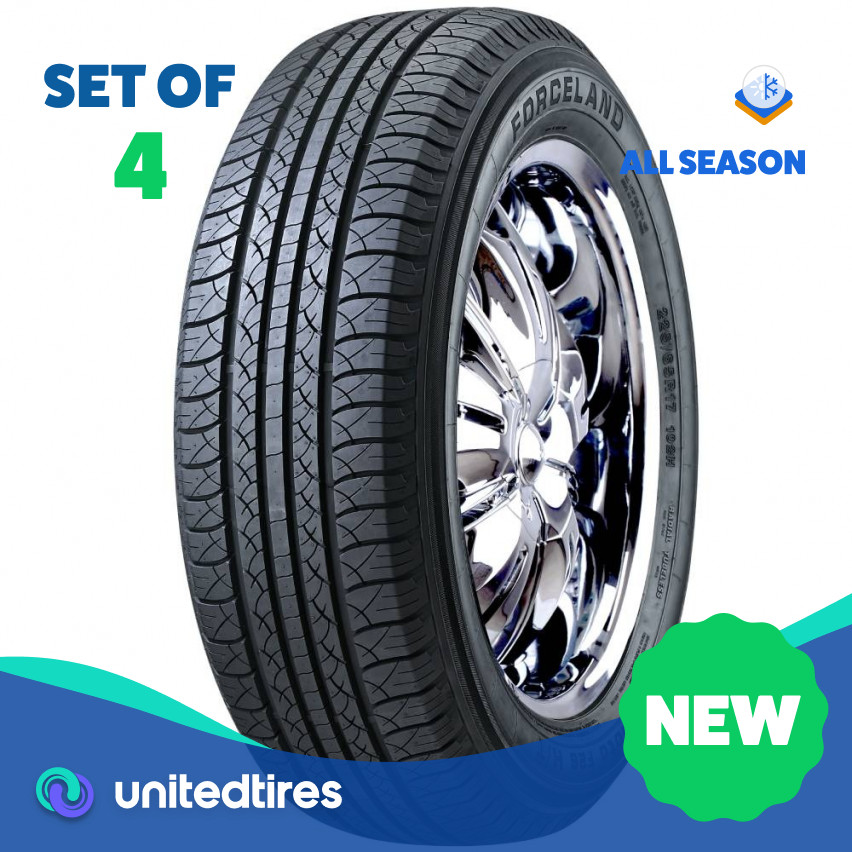 Set of (4) New 225/55R19 Forceland Kunimoto F26 H/T 99V