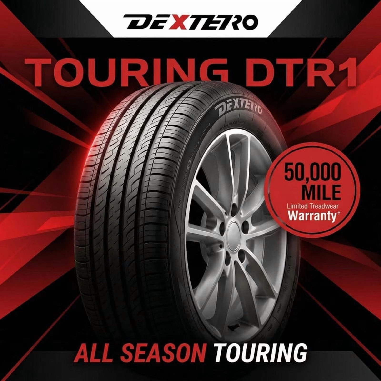Dextero DTR1 All Season 195/65R15 91H Passenger Tire
