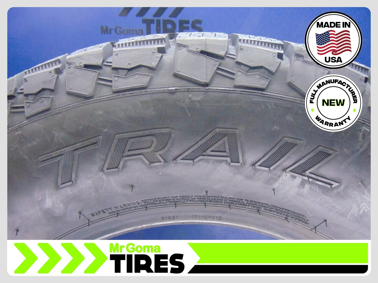 2 BRAND NEW 225/75R16 MASTERCRAFT COURSER TRAIL TIRES 104T 2257516