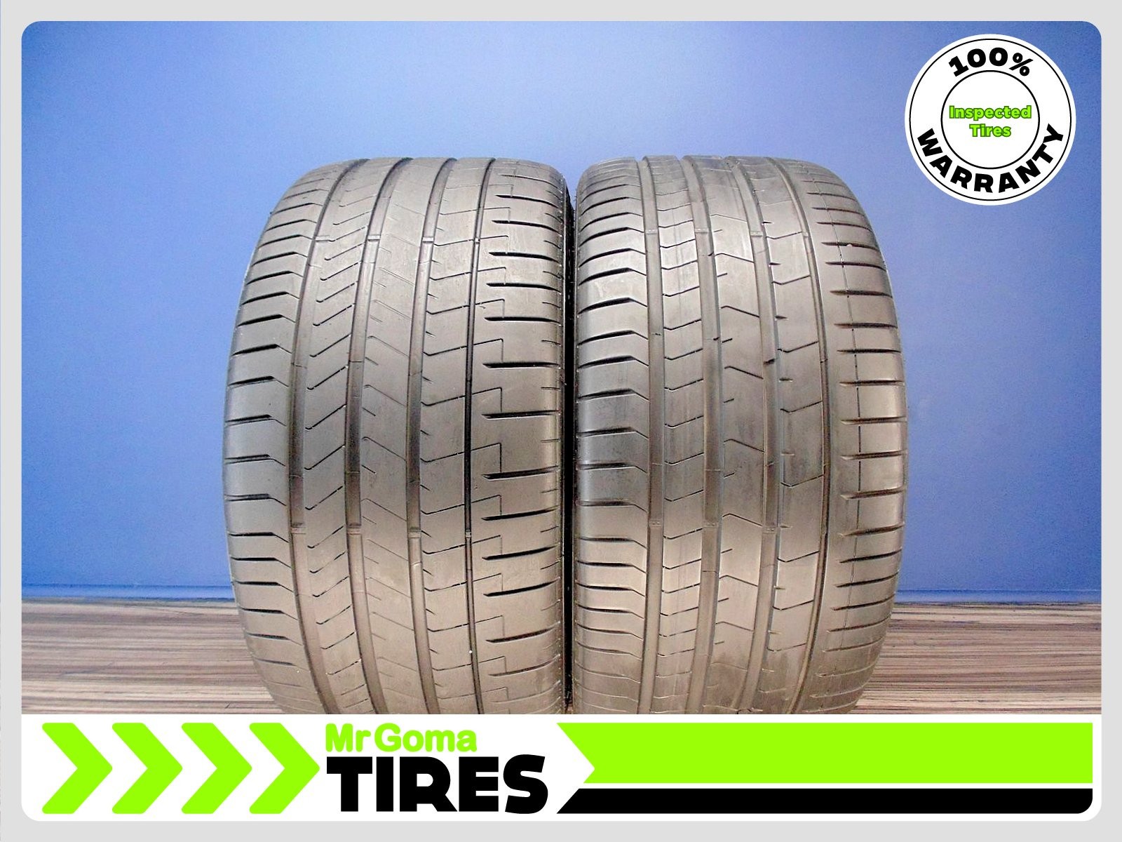 2 PIRELLI P ZERO PZ4 XL 315/30ZR22 USED TIRES 7.4/32 TREAD BMW PZERO 3153022