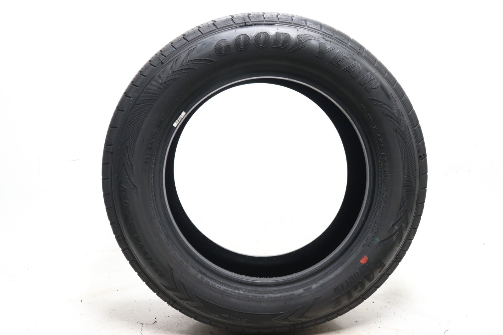 Set of 4 Used 255/60R18 Goodyear Eagle Enforcer – 108V – 9.5-10.5/32