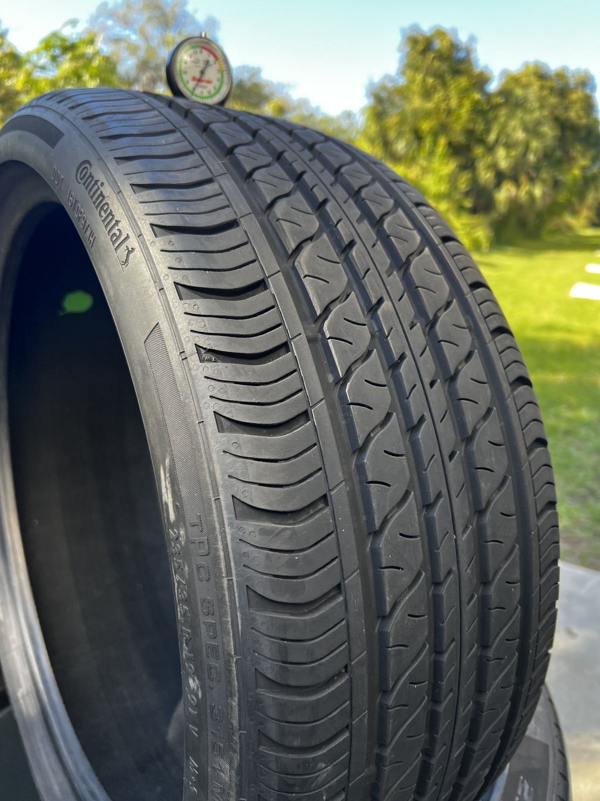 1 Tire Continental ProContact RX SSR TPC 235/35R19 91V DOT.2324 8/32 NO Patch
