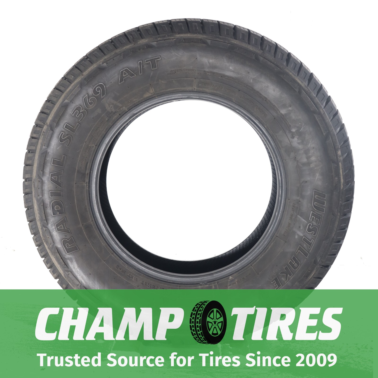 Set Of 2 P255/75R17 Westlake Radial SL369 A/T 115 T Used 9/32nds