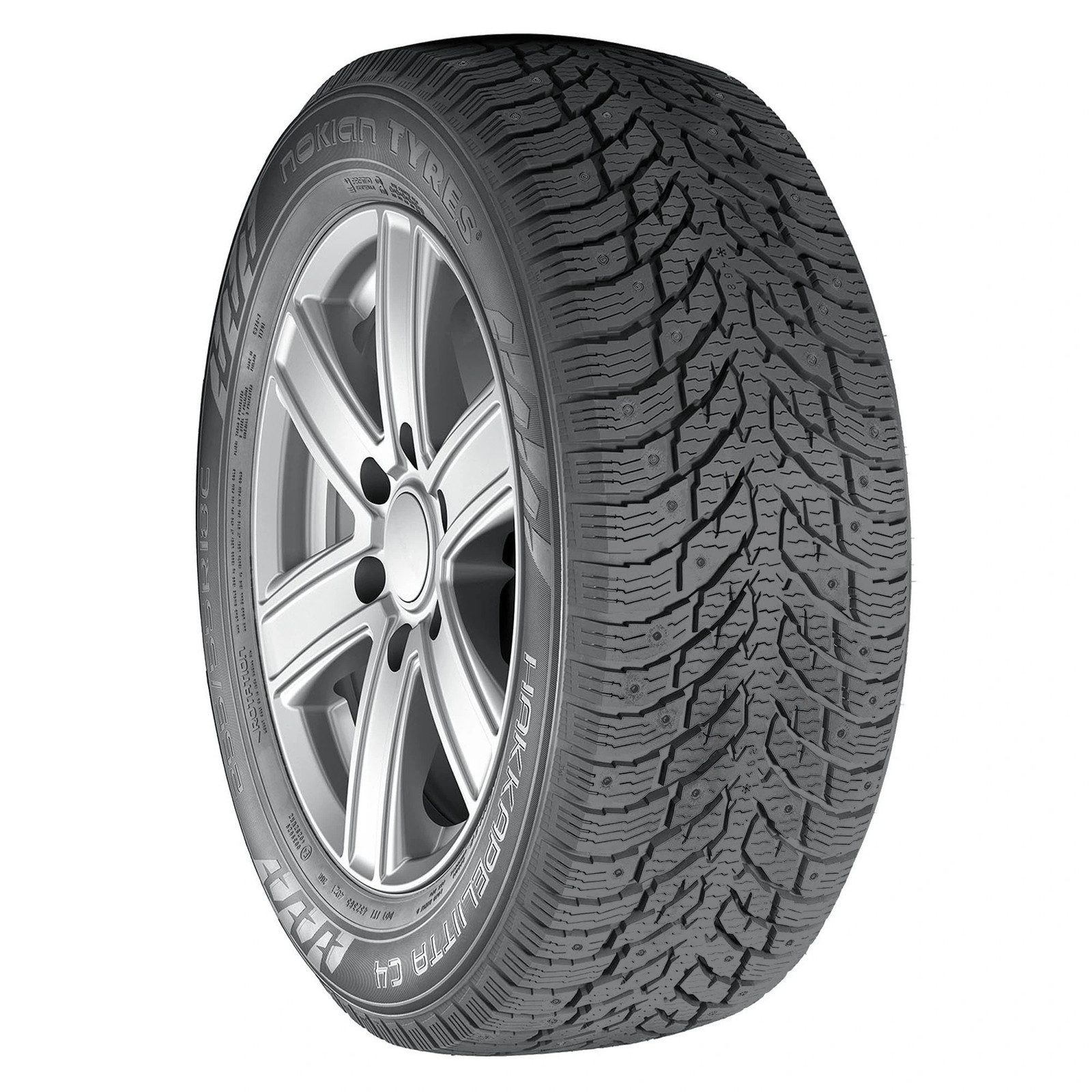 1 Nokian Hakkapeliitta C4 235/65R16C/10 8-Ply 121R Tire 2356516 235 65 16