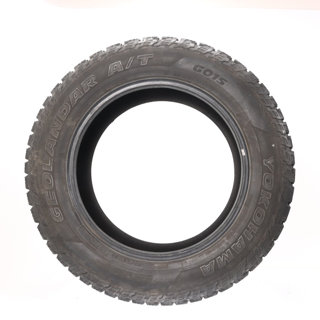 Set of (4) Used LT 285/60R20 Yokohama Geolandar A/T G015 125/122S – 9-10.5/32