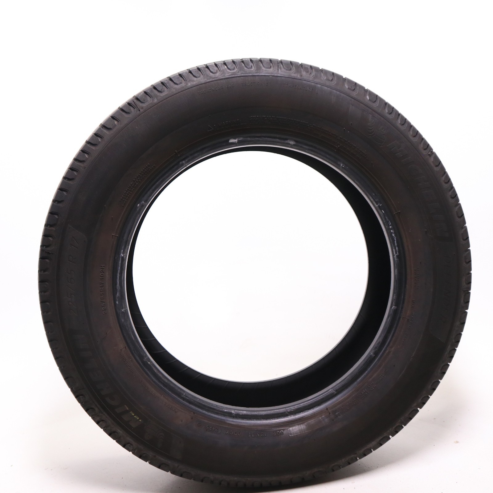 Set of 2 Used 225/65R17 Michelin Defender 2 – 102H – 8.5-9.5/32 No Repairs
