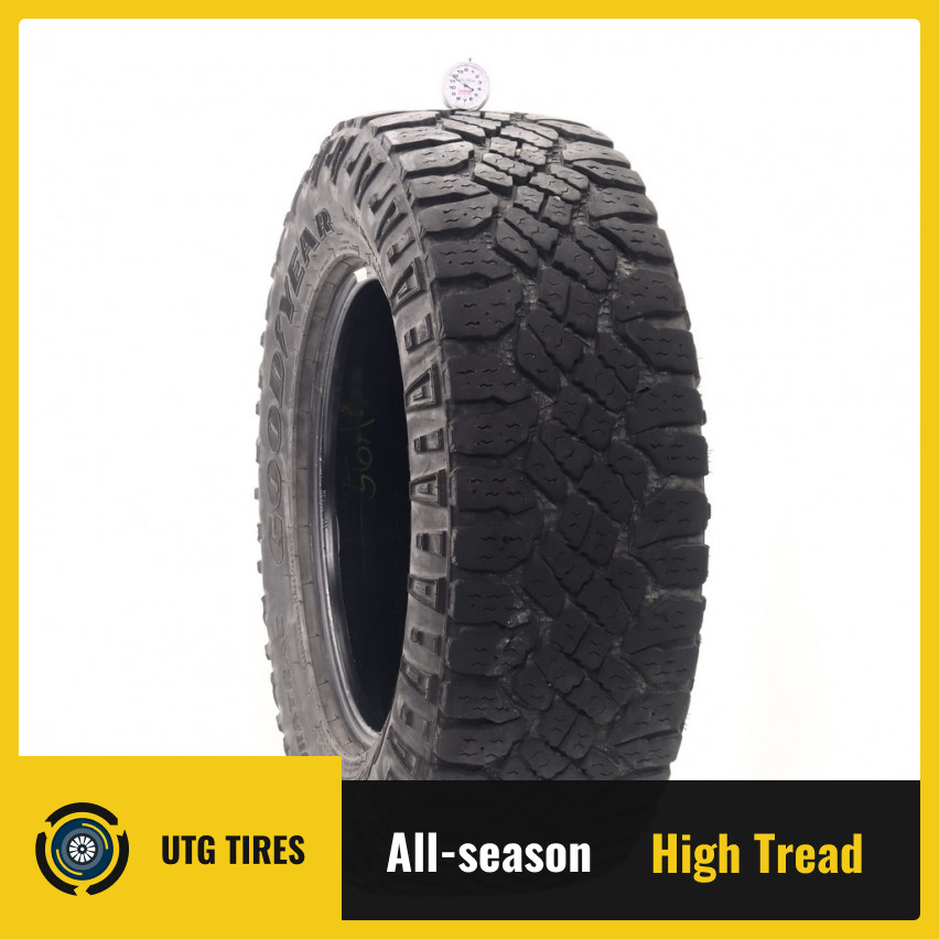Used LT 275/65R18 Goodyear Wrangler Duratrac 123/120Q – 11.5/32