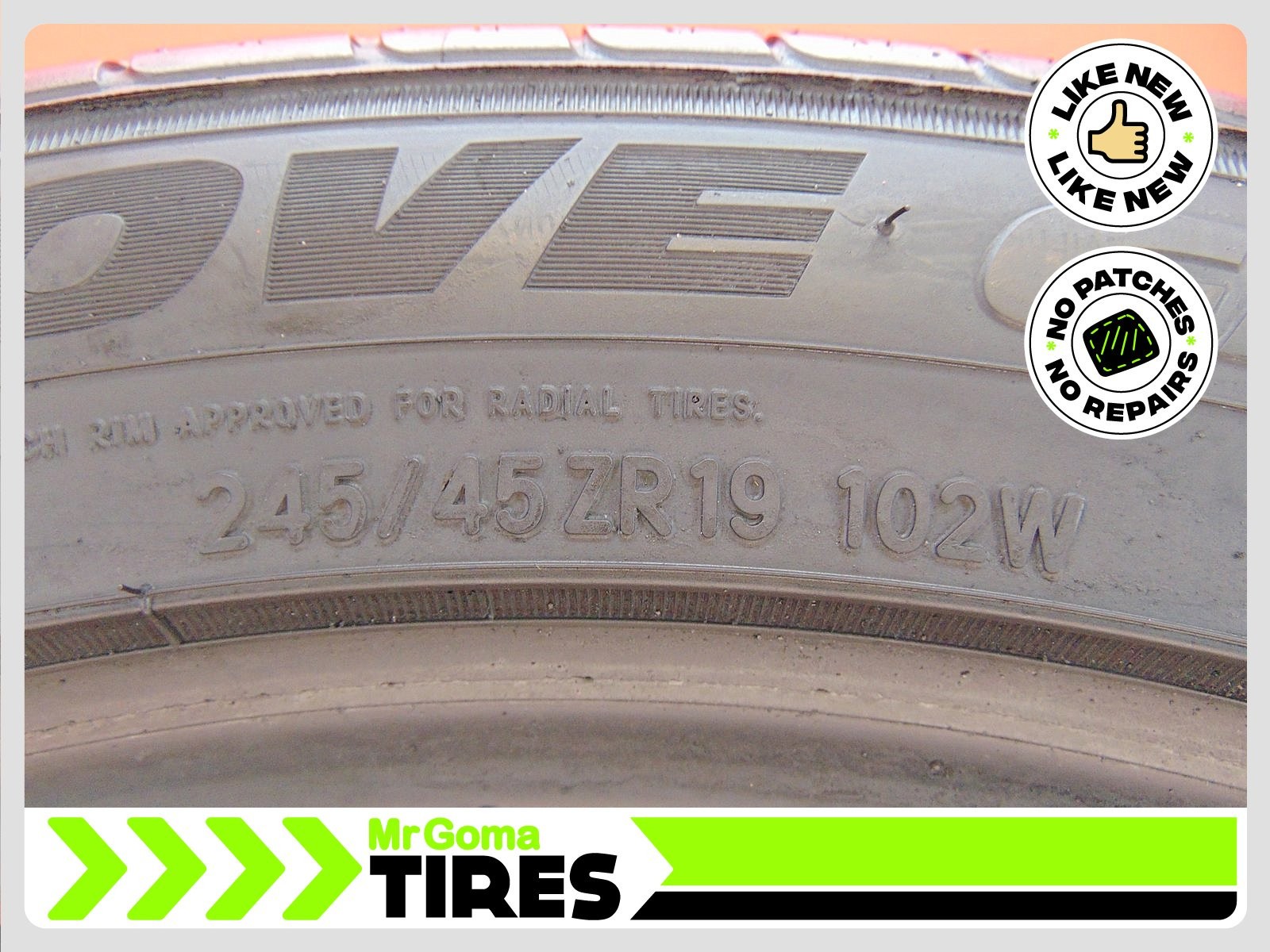 2 IRONMAN IMOVE GEN3 AS XL 245/45ZR19 USED TIRES 9.6/32 TREAD NO PATCH 2454519