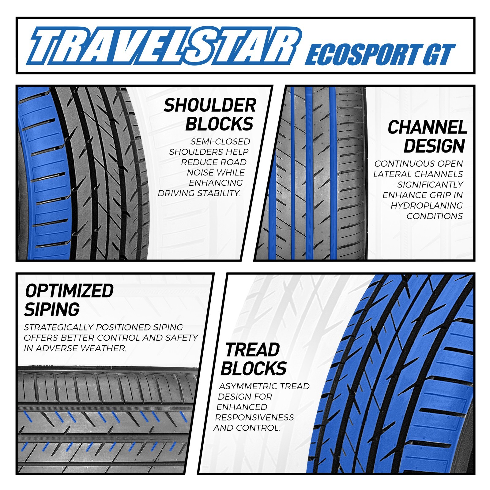 Travelstar Ecosport GT 295/25ZR28 103W XL Ultra High-Performance Passenger Tire
