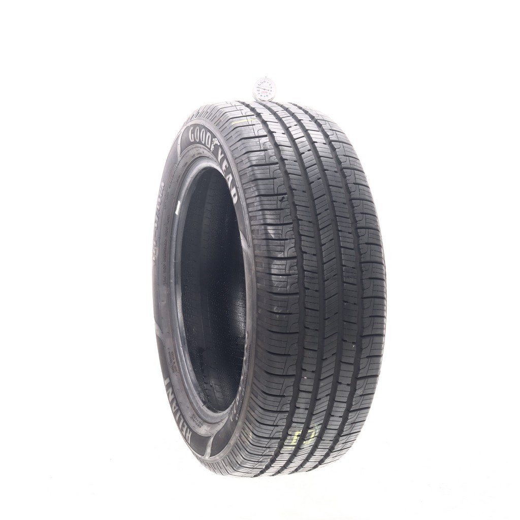 Set of (4) Used 255/55R20 Goodyear Reliant All-season 110V – 9.5-11/32