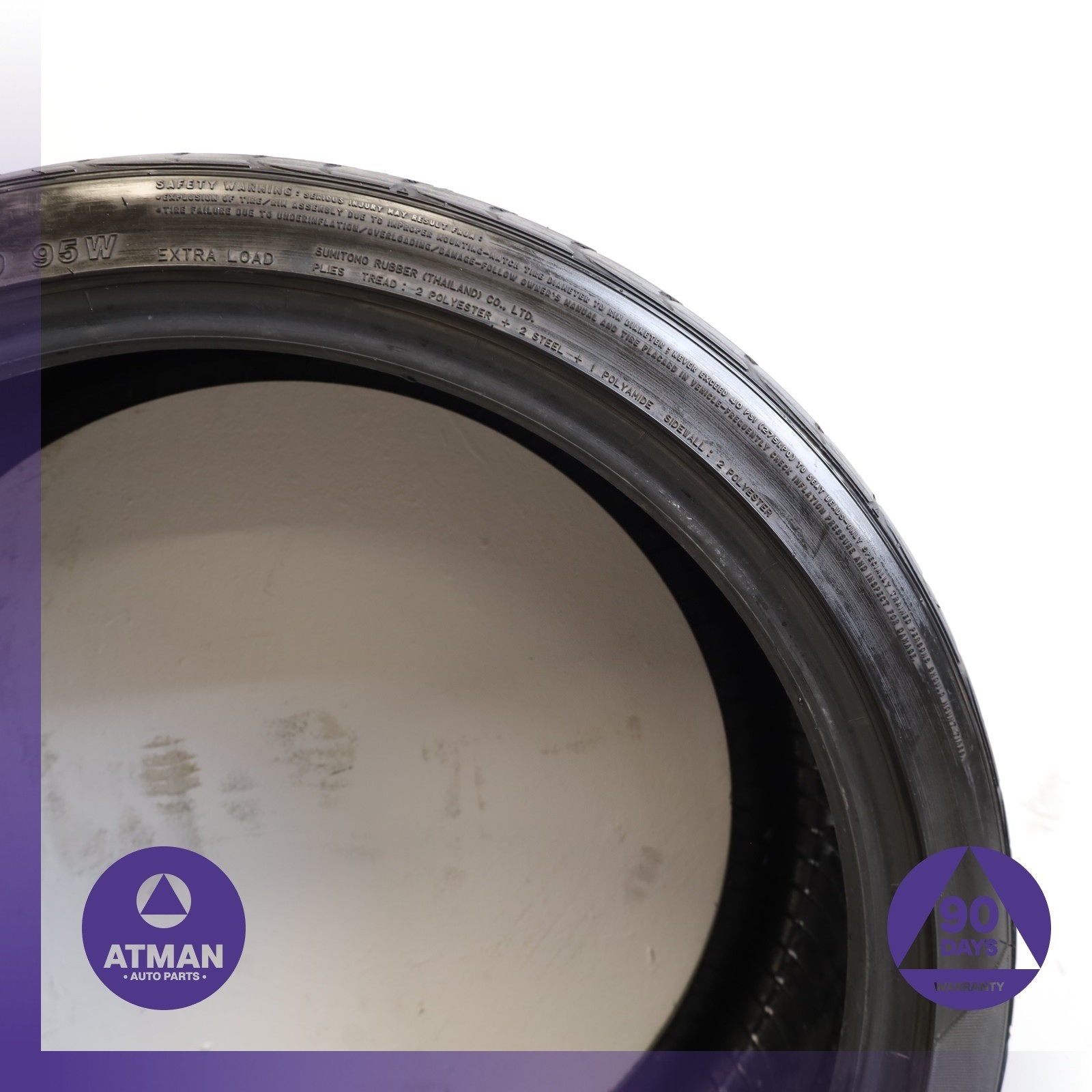 245/35ZR20 Ohtsu FP8000 245 35 20′ 95W DOT 0722 Tire