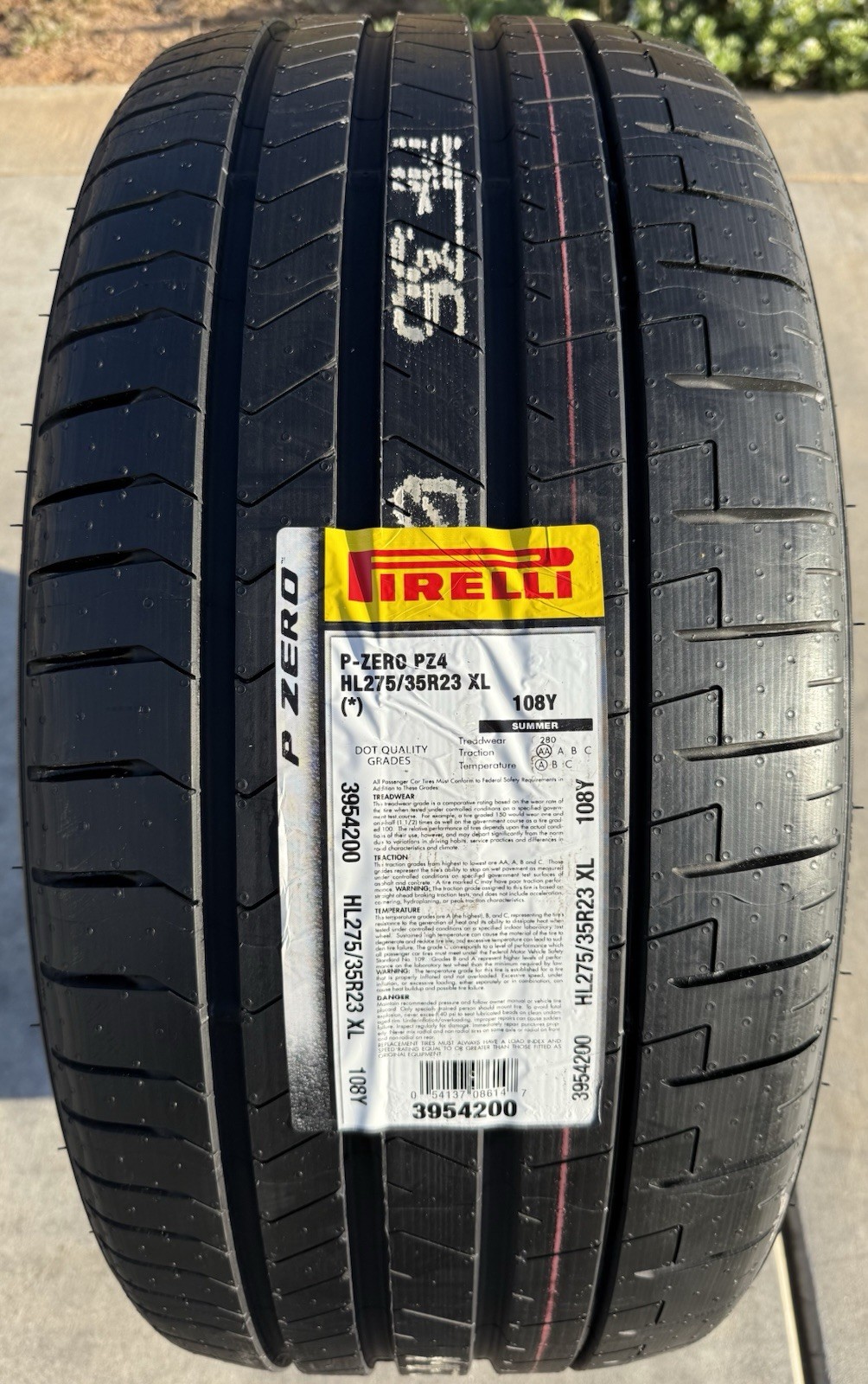 TWO BRAND NEW HL275/35R23 275/35R23 108Y Pirelli P Zero PZ4 BMW XM / X7 Tires