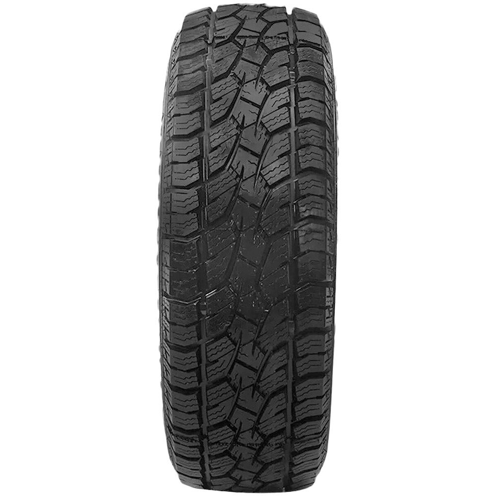 (QTY 4) LT245/75R17 National Commando A/T4S 121/118S LRE Black Wall Tires