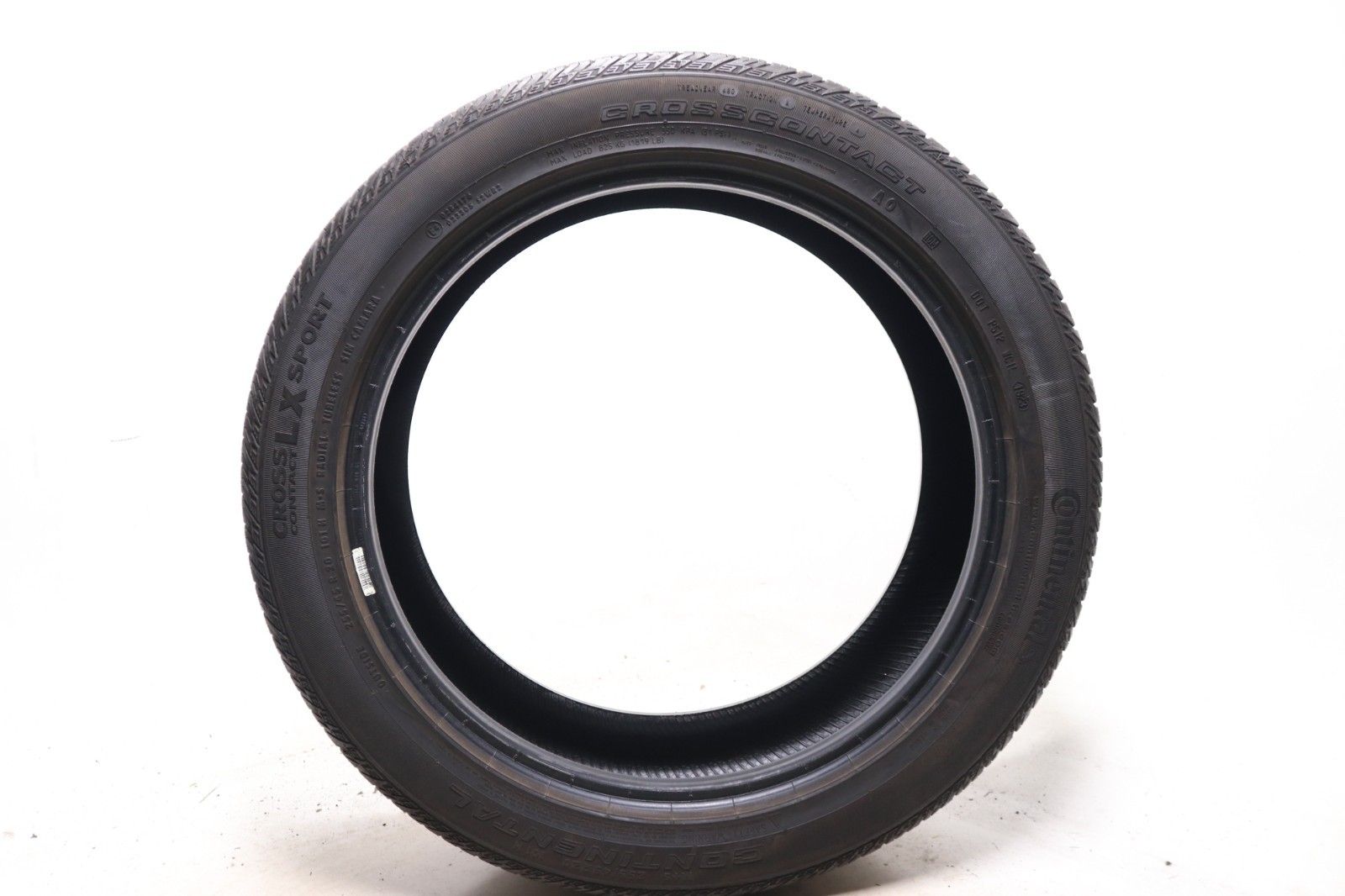 Set of 4 Used 255/45R20 Continental CrossContact LX Sport AO – 101H – 8.5-9.5/32