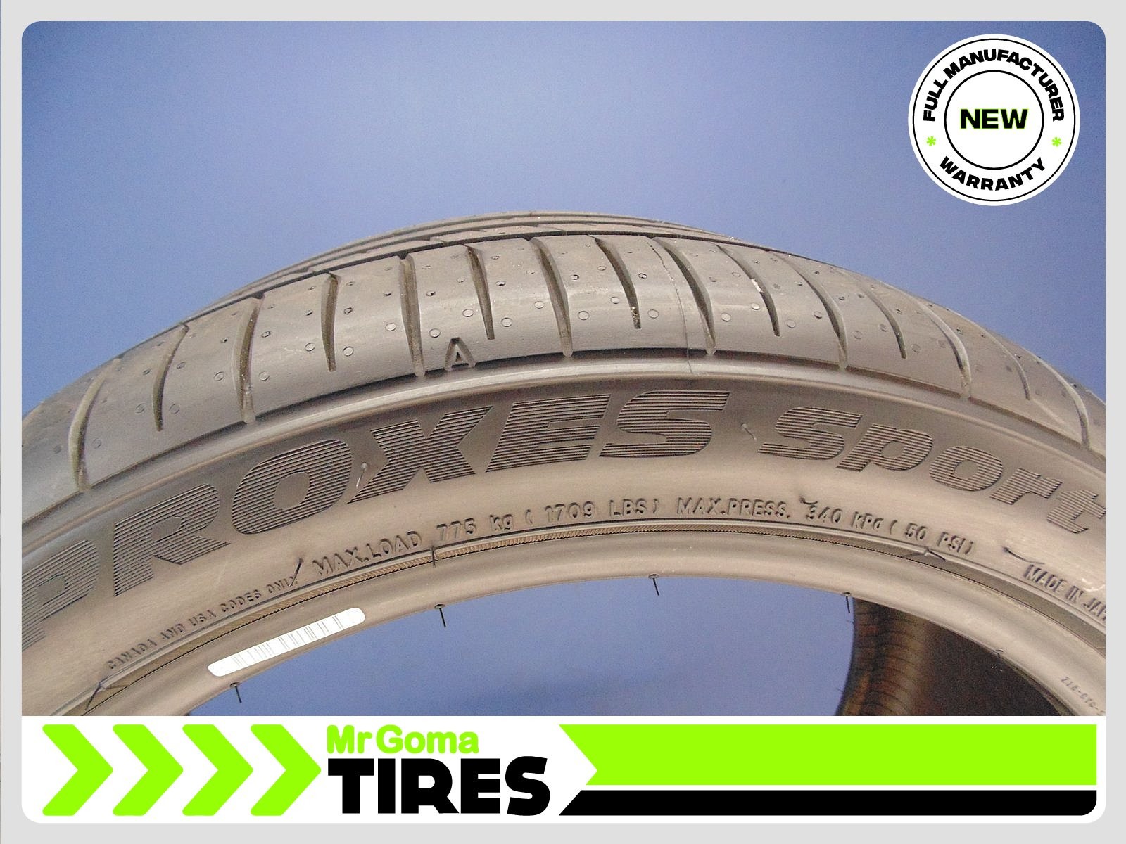 1 BRAND NEW 275/35ZR18 TOYO PROXES SPORT XL TIRE 99Y 275/35/18 2753518